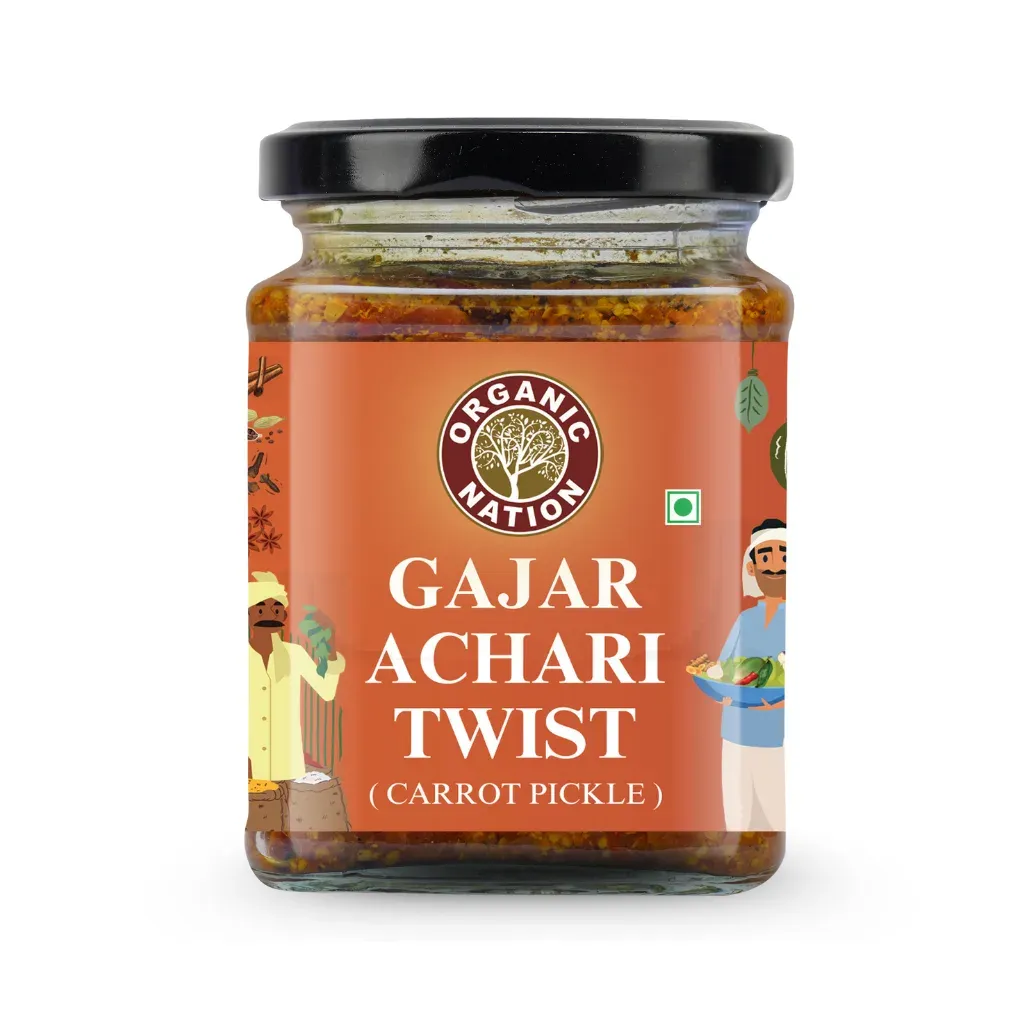 GAJAR ACHARI TWIST (Carrot Pickle) view 1