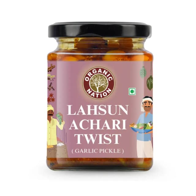 LAHSUN ACHARI TWIST (Garlic Pickle) view 2