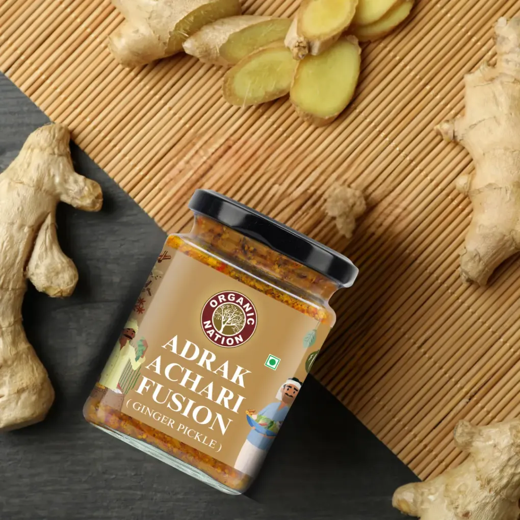 ADRAK ACHARI FUSION (Ginger Pickle) view 2