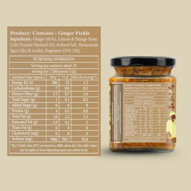 ADRAK ACHARI FUSION (Ginger Pickle) view 5