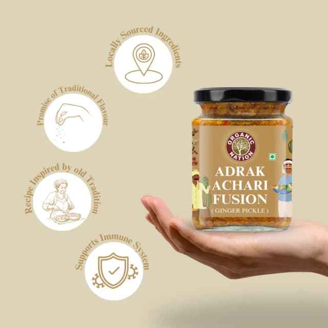 ADRAK ACHARI FUSION (Ginger Pickle) view 7