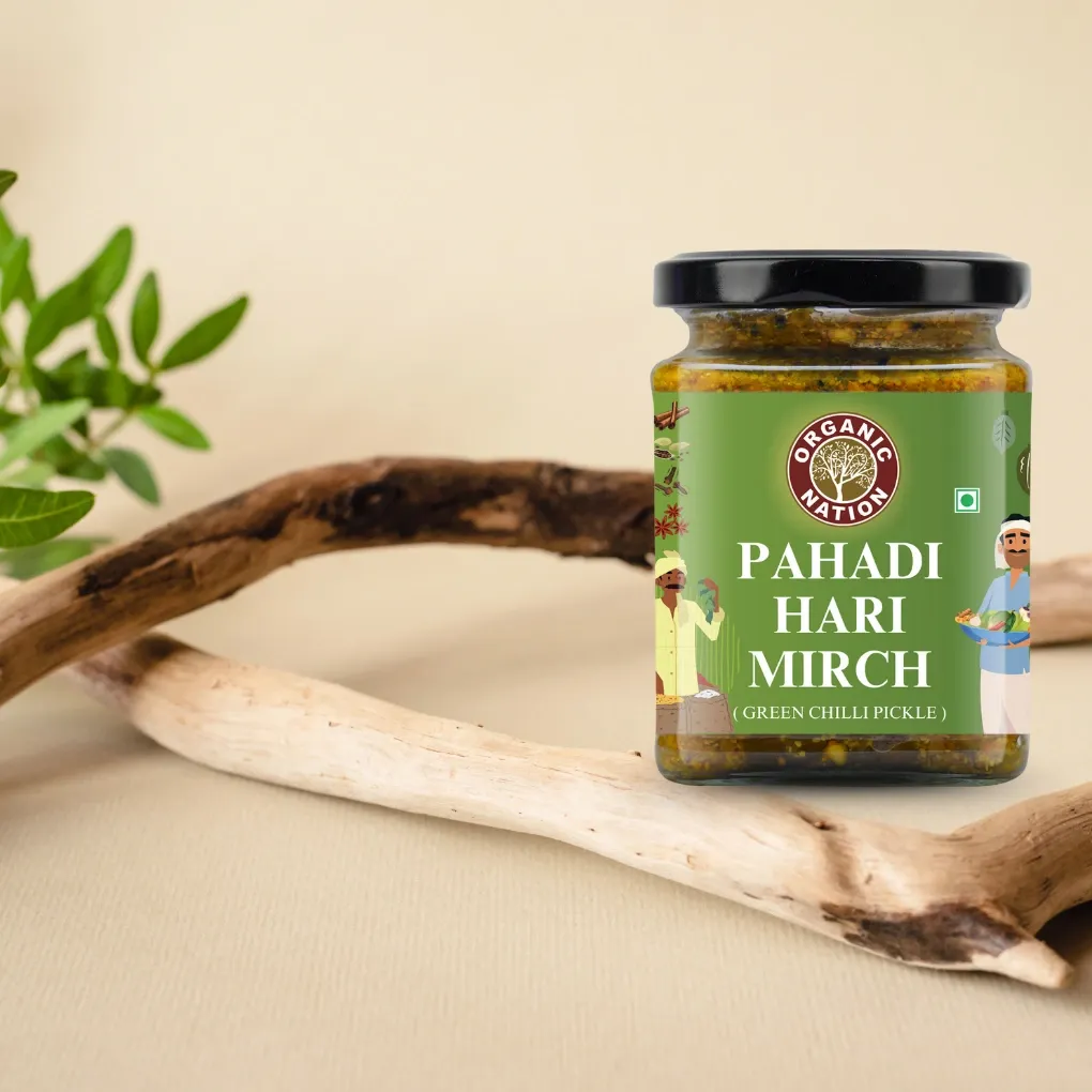 PAHADI HARI MIRCH (Green Chilli Pickle)