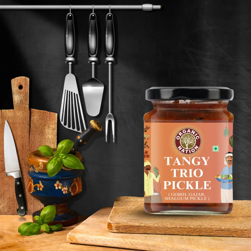 TANGY TRIO PICKLE (Khatta Meetha Pickle)