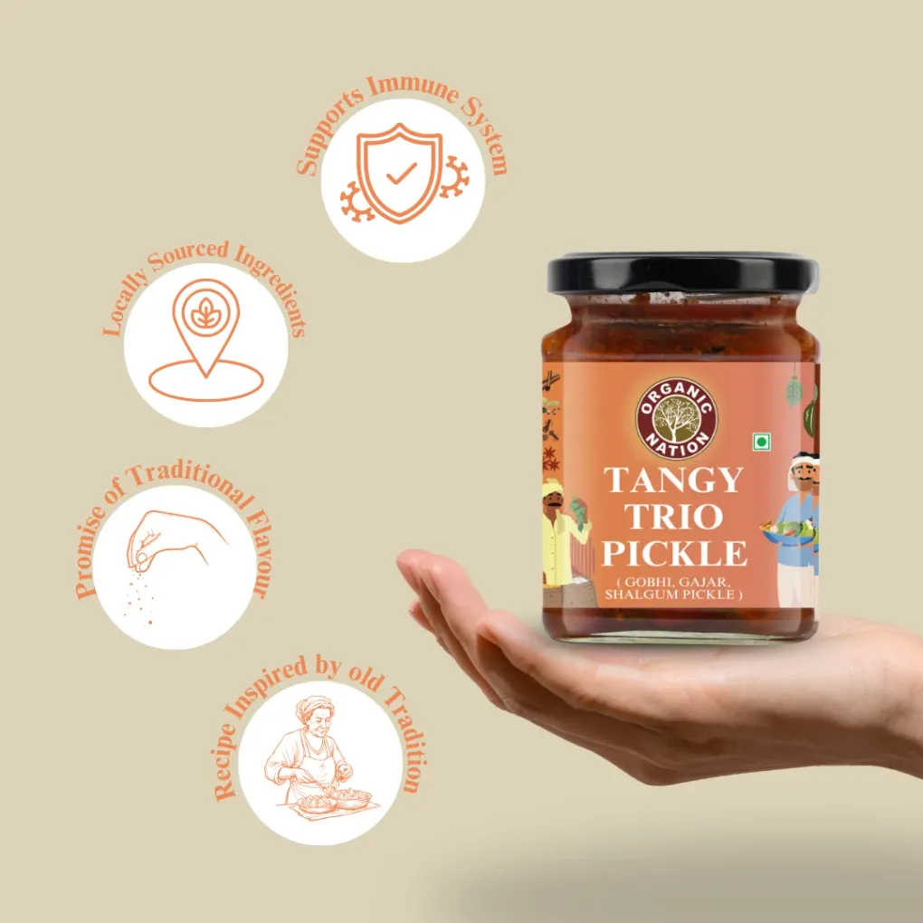 TANGY TRIO PICKLE (Khatta Meetha Pickle) view 6