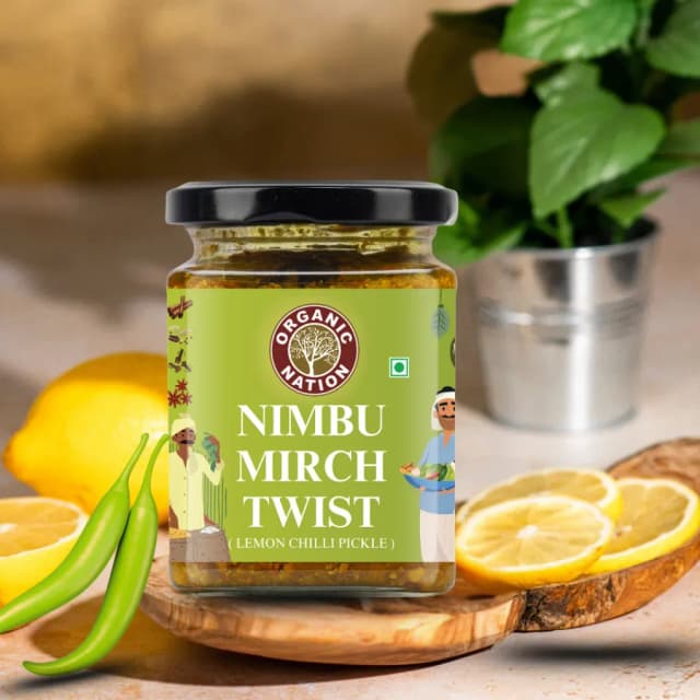 NIMBU MIRCH TWIST (Lemon Chilli Pickle) view 2