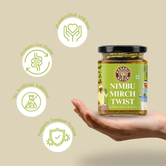 NIMBU MIRCH TWIST (Lemon Chilli Pickle) view 6