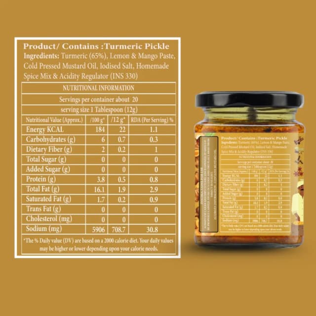 HALDI ACHARI FUSION (Turmeric Pickle) view 3
