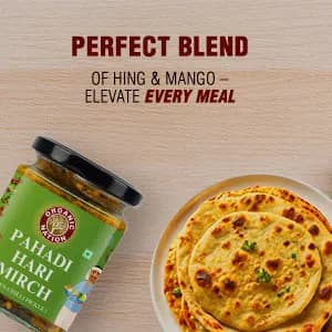 PAHADI HARI MIRCH (Green Chilli Pickle) Gallery 1