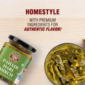 PAHADI HARI MIRCH (Green Chilli Pickle) Gallery 3